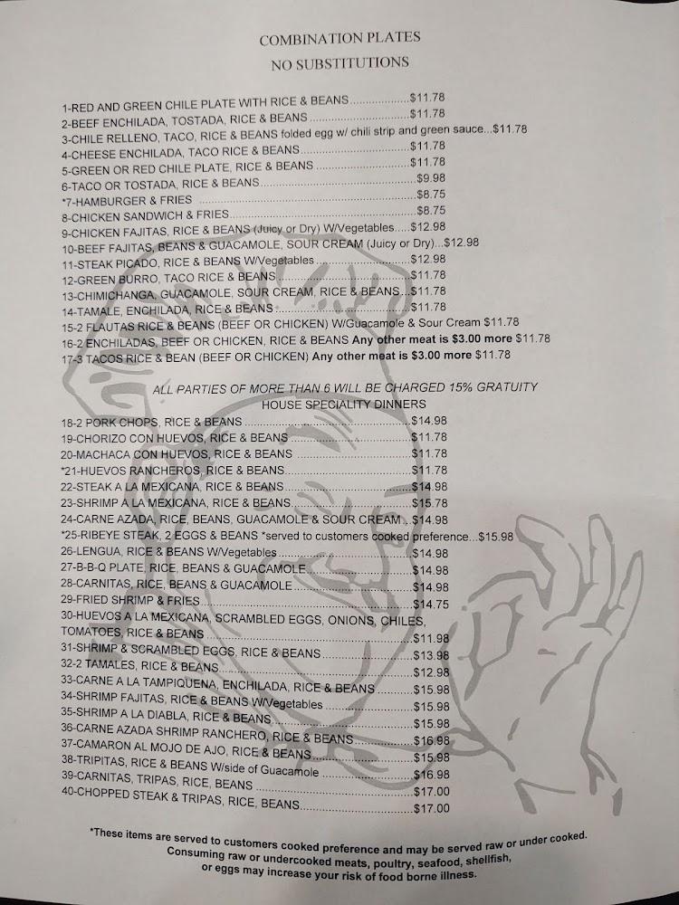 Cafe Zamora Menu image 1